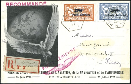 Stamp of France 1927 (25 Juin) Premier Salon International de L'Av