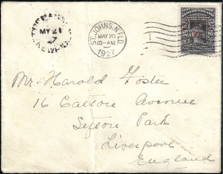 Stamp of Rarities of the World AIRMAIL - NEWFOUNDLAND

1927 "Air Mail de Pinedo