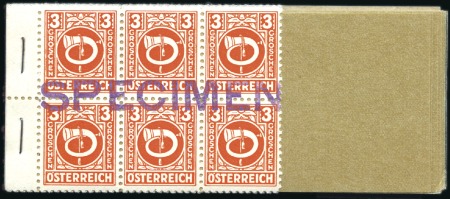 Stamp of Austria » 1945 Provisionals 1945 Presentation booklet prepared by the American