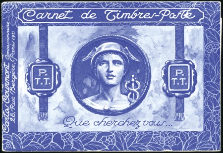 Stamp of France 1924-32 50c Semeuse lignée en carnet n°199 C12 ave