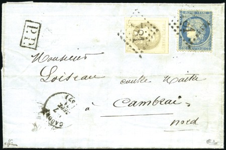 Stamp of France Affranchissement exceptionnel de septembre 1871
2