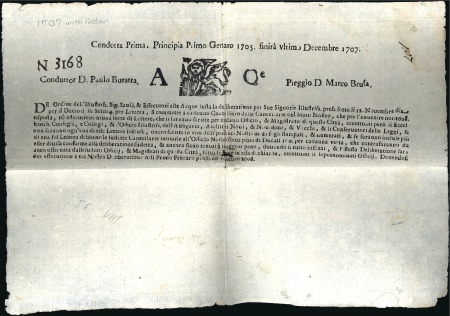 1707 AQe lettersheet no.3168 (Buratta & Brusa) - t