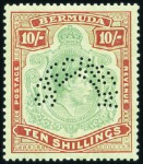 1938-53 Wmk Multiple Crown CA 1d to £1 complete mi