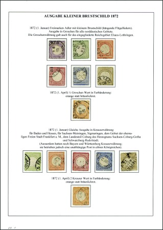 1872-1945, Extensive specialised collection of Ger