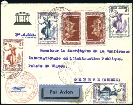 1948-1990 Accumulation of UNESCO related covers & 