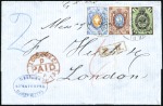 1866-84, RUSSIA Selection of 18 covers, including 