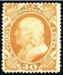 1857/61 Definitives. perf. 15 1/2, basic issue of 