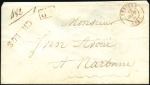 Stamp of France Tarif du 01.01.1849, une lettre recommandé de Cast