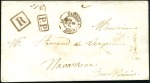 Tarif du 01.01.1849, une lettre recommandé de Cast