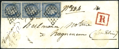 Stamp of France Tarif du 01.07.1850: Lettre recommandé du 2è échel
