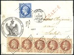 Stamp of France 1862-71, Vingt lettres chargées au tarif de 1859 m