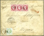 Stamp of France 1872-73, Neuf lettres chargées au tarif du 01.09.1