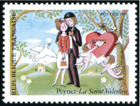 1985 La Saint Valentin de Peynet, variété SANS LA 