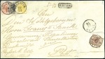 Stamp of Hungary VIERFARBENFRANKATUR
3Kr+2Kr+1Kr vorderseitig 1 6K