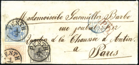 Stamp of Hungary POST NACH FRANKREICH - DESTINATION FRANCE
9Kr bla