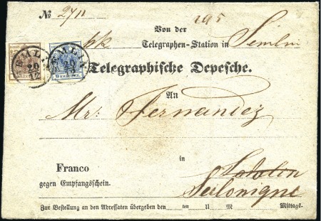 Stamp of Hungary TELEGRAMM (TELEGRAPHISCHE DEPESCHE) IN DIE LEVANTE