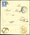 Stamp of Hungary POST AUS BOSNIEN
15Kr blau  Type II auf Faltbrief