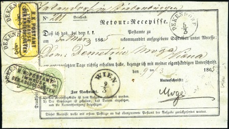 RETOURRECEPISSE MIT AUSGABENMISCHFRANKATUR
3Kr gr