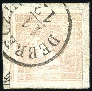 Stamp of Hungary ROSA MERKUR
Rosa Merkur auf kleinem Briefstück en