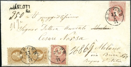 Stamp of Hungary FARBENGLEICHE AUSGABENMISCHFRANKATUR
5r rot Ganzs