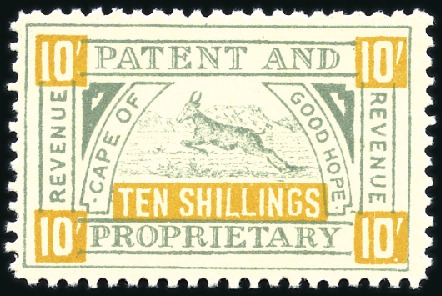 REVENUES: Patent And Proprietary 1909 2d, 4d, 6d, 