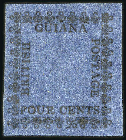 Stamp of British Guiana 1862 Provisional mint/unused selection incl. 1c ro