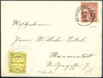 1895-1910 Attractive assembly of 37 covers and car