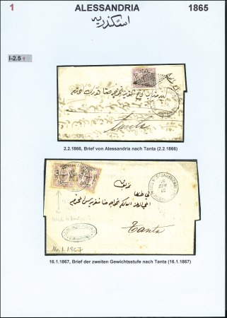Stamp of Egypt ALEXANDRIA: Specialized study collection extensive
