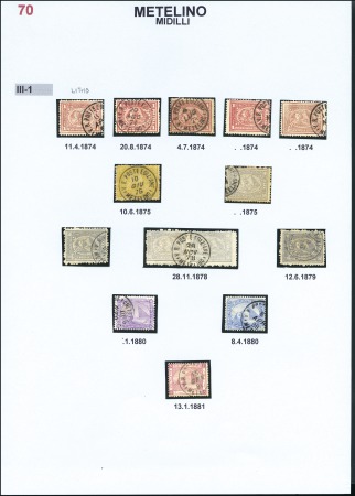 Stamp of Egypt Specialized study collection extensively built up 