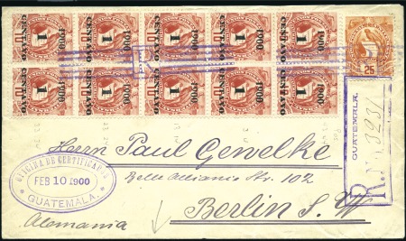 1889-1953 Accumulation of covers (153) with numero