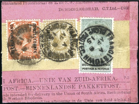 1915 (Apr 8) Large part Union label for bullion se