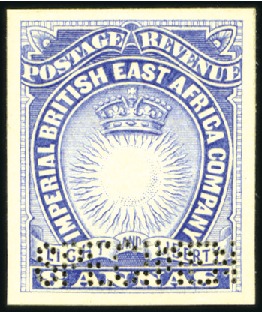 1890-95 8a imperforate sample stamp in ultramarine