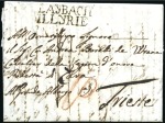 Stamp of Austria » Pre-Stamp Letters and Documents 1811-1813 LAYBACH ILLYRIE: Folded letters (2) from