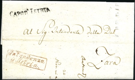 Stamp of Austria » Pre-Stamp Letters and Documents 1811 CAPO D'ISTRIA: Official entire bearing straig