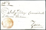 Stamp of Austria » Pre-Stamp Letters and Documents 1811 ZARA YLLIRIE: Black 2-line postmark on offici
