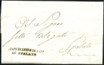 Stamp of Austria » Pre-Stamp Letters and Documents 1812-1813 SPALATO ILLYRIE: Red 3-line 'P.P. SPALAT