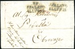 Stamp of Austria » Pre-Stamp Letters and Documents 1812-1813 SPALATO ILLYRIE: Red 3-line 'P.P. SPALAT