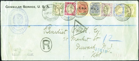 1902 (Apr 11) USA Consular Service envelope sent r