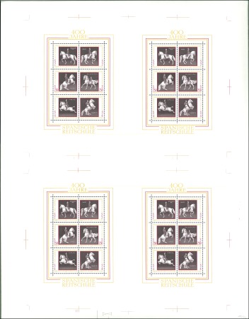 Stamp of Austria » 2nd. Republic 1972 400 Years of Spanish Horse Riding School mini