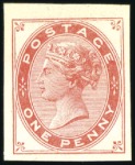 1860-1975, Selection incl. IMPERF. PROOFS, with 18