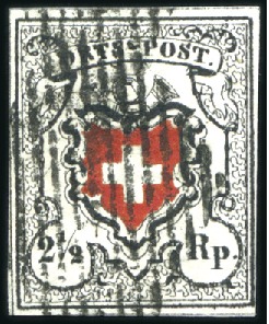 Stamp of Switzerland / Schweiz » Orts-Post und Poste Locale Orts-Post ohne Kreuzeinfassung, Type 35, entwertet