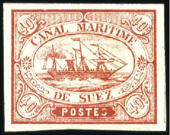 Stamp of Egypt » Egypt Suez-Canal Company 1868 Suez Canal Company 5c, 20c (2) and 40c (small