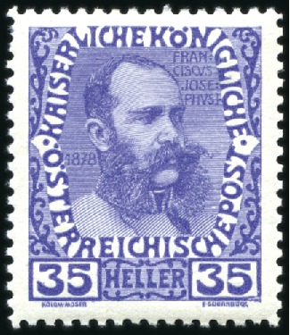 1908-13 Definitives 1h to 35h in group of over 40 