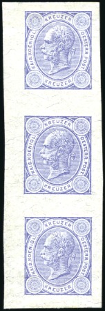 Stamp of Austria » 1890-1918 Issues  1890 1kr to 50kr, 10 proofs in original colours in