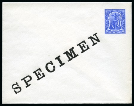 1884-1908 Postal Stationery: Collection of the UPU unused stationery incl. SPECIMENS