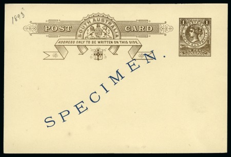 Stamp of Australia » Collections 1884-1952 Postal Stationery: Collection of the UPU unused stationery incl. SPECIMENS