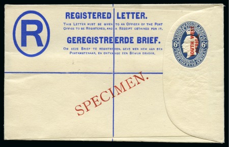 Stamp of South West Africa 1923-28 Postal Stationery: Collection of the UPU unused unused stationery incl. SPECIMENS