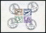 Stamp of Olympics » 1936 Berlin » Stamps 1936 Berlin IMPERFORATE mini sheet (Mi. Block no.5)