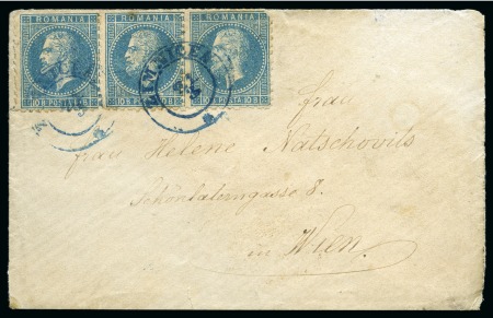 1878 cover bearing 1876 issue 10 Bani