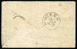 1878 cover bearing 1876 issue 10 Bani